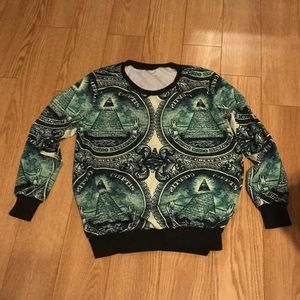 Graphic money crewneck 🤑🤑